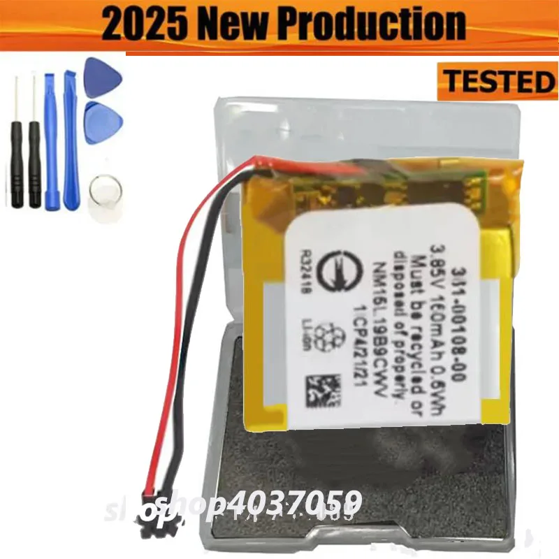 New New 361-00108-00 Battery For Garmin ViVOACTIVE 3 Music Watch NL28LL31B03OC Replacement