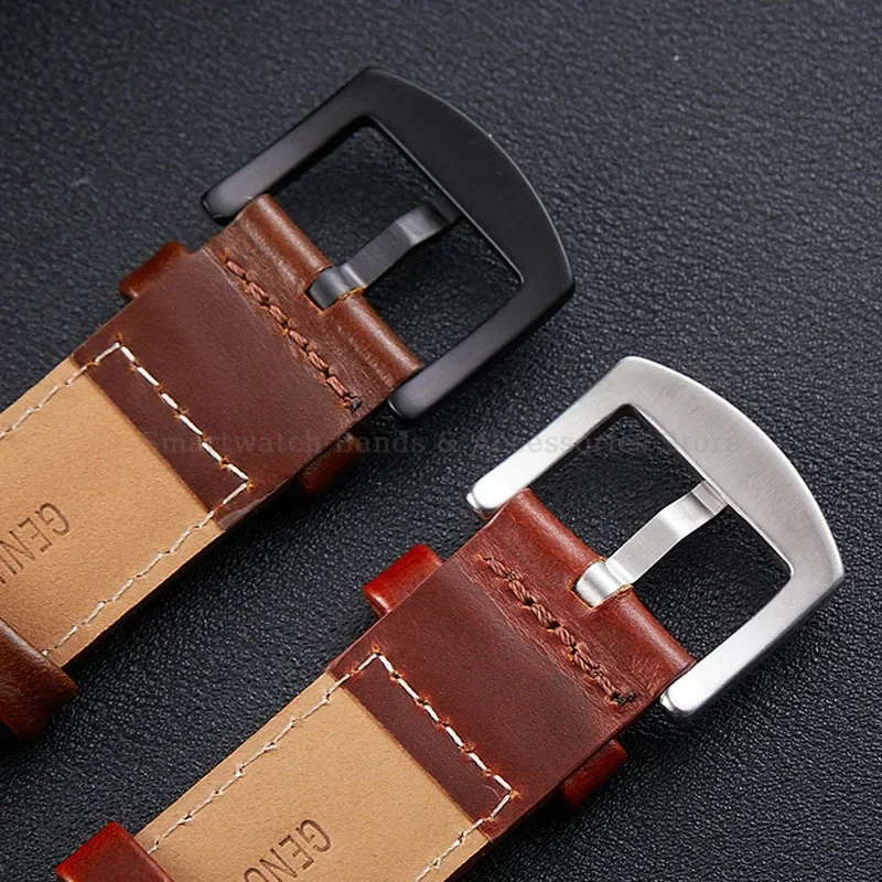 16 مللي متر 18 مللي متر 20 مللي متر 22 مللي متر 24 مللي متر الفولاذ المقاوم للصدأ مشبك ساعة ل الجلود شريط مطاطي نحى المشبك الفضة الأسود دبوس مشبك اكسسوارات