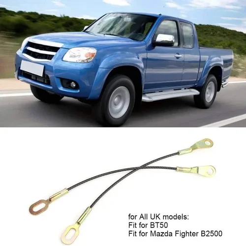 Correa de Cable para portón trasero de coche, soporte para maletero lateral de camioneta para Ford Ranger Thunder Wildcat XLT, Mazda Fighter BT50 B2500, 2 unidades por juego