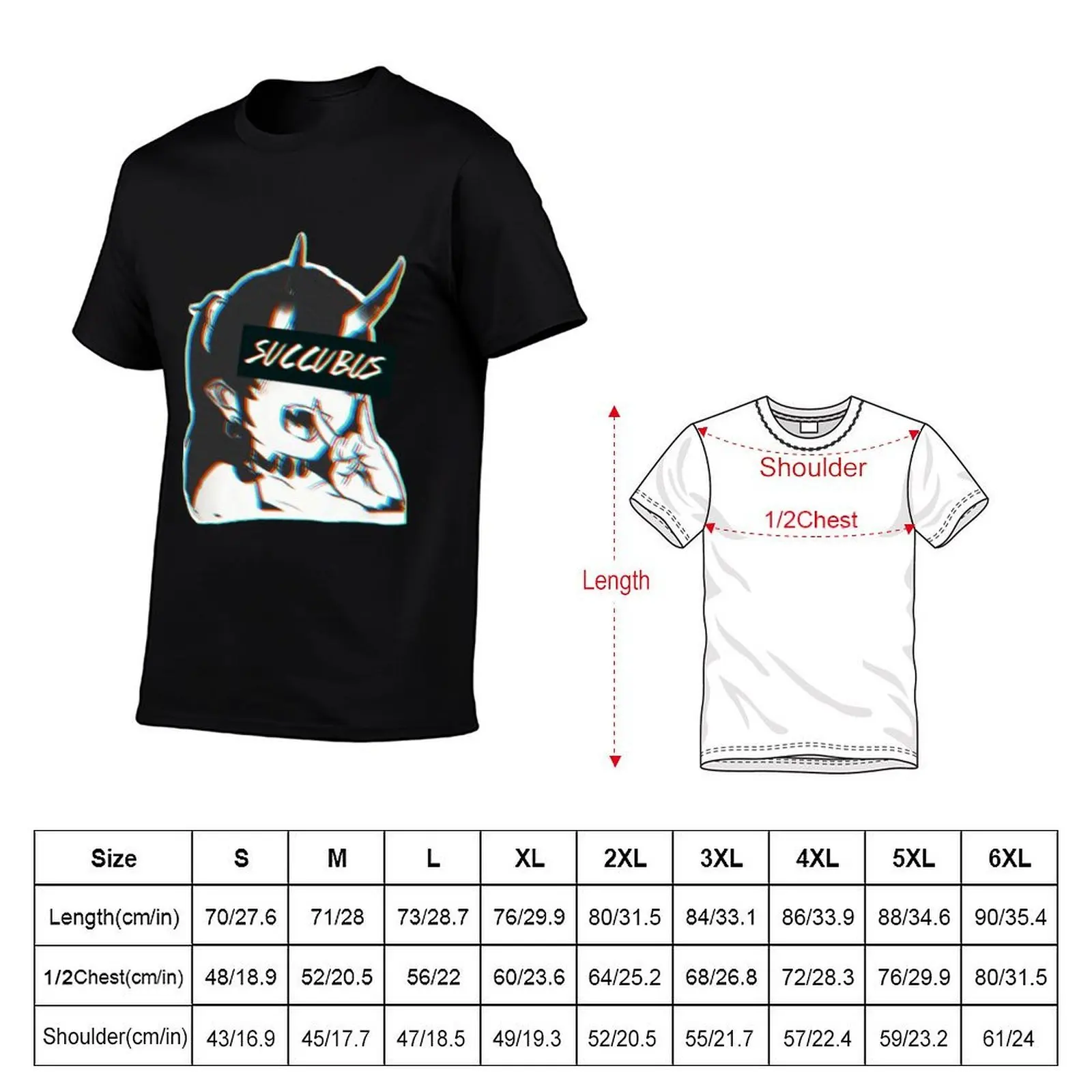 Picture 3: Succubus T-Shirt Functional Casual Short Sleeve Tee