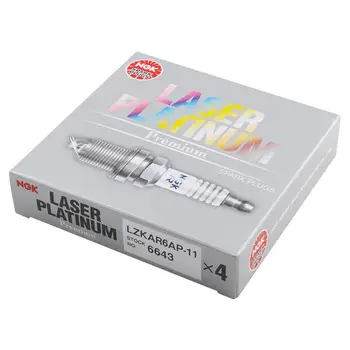 Zapalovací svíčka NGK Platinum 6643 LZKAR6AP11 pro NISSAN SUNNY QASHQAI SYLPHY TIIDA X-TRAIL LANNIA HR16DE MR18DE MR20DE HR15DE 4 nejlepší prodej Bluetooth Yamaha YBA 11 - №3