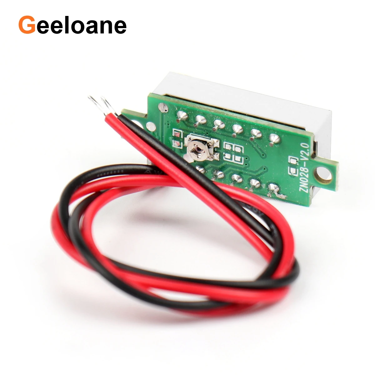 0.28 "Mini LED الفولتميتر الرقمي تيار مستمر 2.5-30 فولت 2 أسلاك 3 أرقام الجهد عداد لوحة عرض متر لتقوم بها بنفسك عكس حماية قطبية