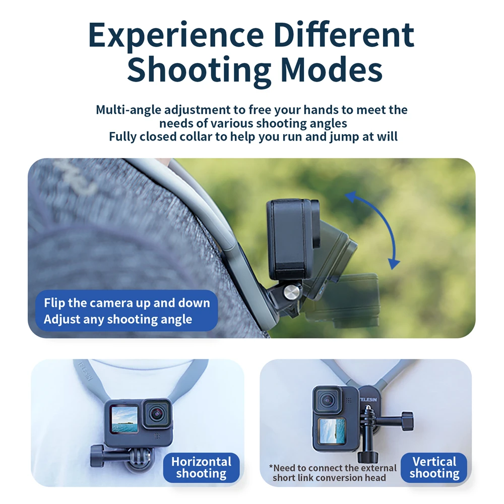 Top Siliconen Hals Hold Mount Voor Gopro Hero 11 10 9 8 7 6 5 Insta360 Osmo Action Smartphone Magnetische sport Camera Accessoire