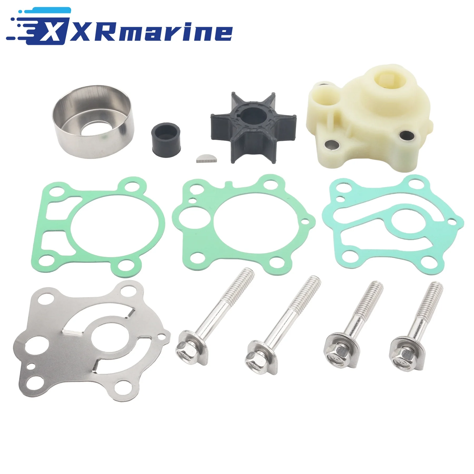 6H4-W0078 Water Pump Impeller Service Kit for Yamaha 2 Stroke 40hp 50hp Outboard 6H4-W0078-00 6H4-W0078-A0 18-3429