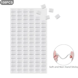 108Pcs/Set Reusable Nail Free Glue Removable Adhesive Tacky Putty for Tack Poster Photo Toys Artware Safe Non-Toxic