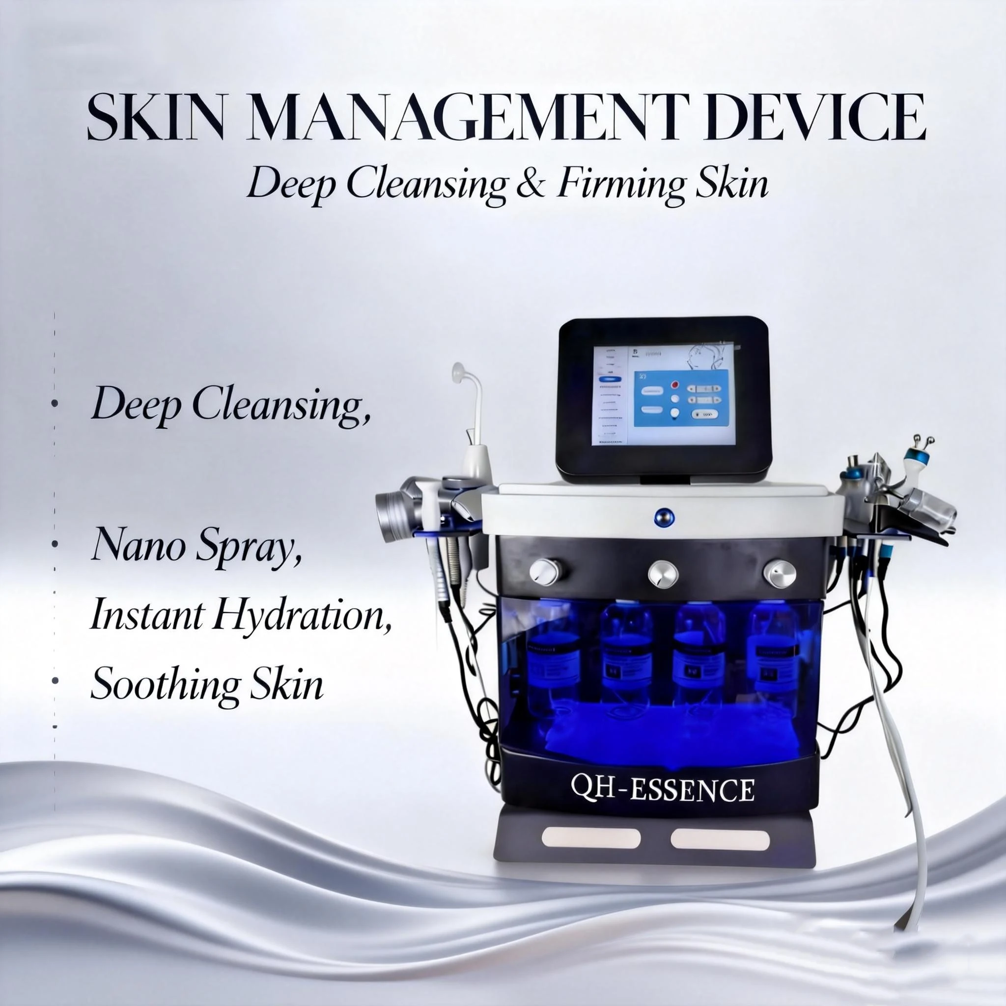 Haifei Multi functional Bubble Hydrating and Cleaning Facial Skin Comprehensive Management Device