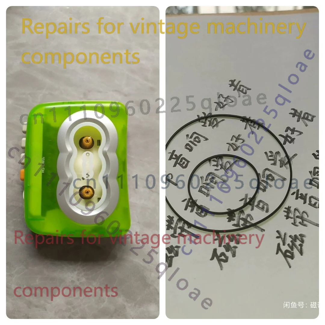 2Pcs Drive Belt Kit For Panasonic RQ-CW05 Cassette Walkman Replacement Repair Spare Part