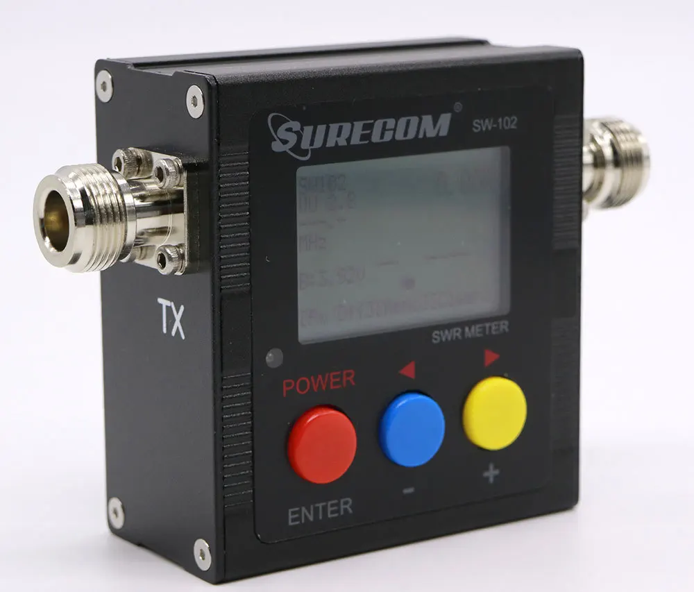 Walkie Talkie Antenna Power & SWR Meter SW-102 VHF UHF 126-525MHz Digital 120W N Connector