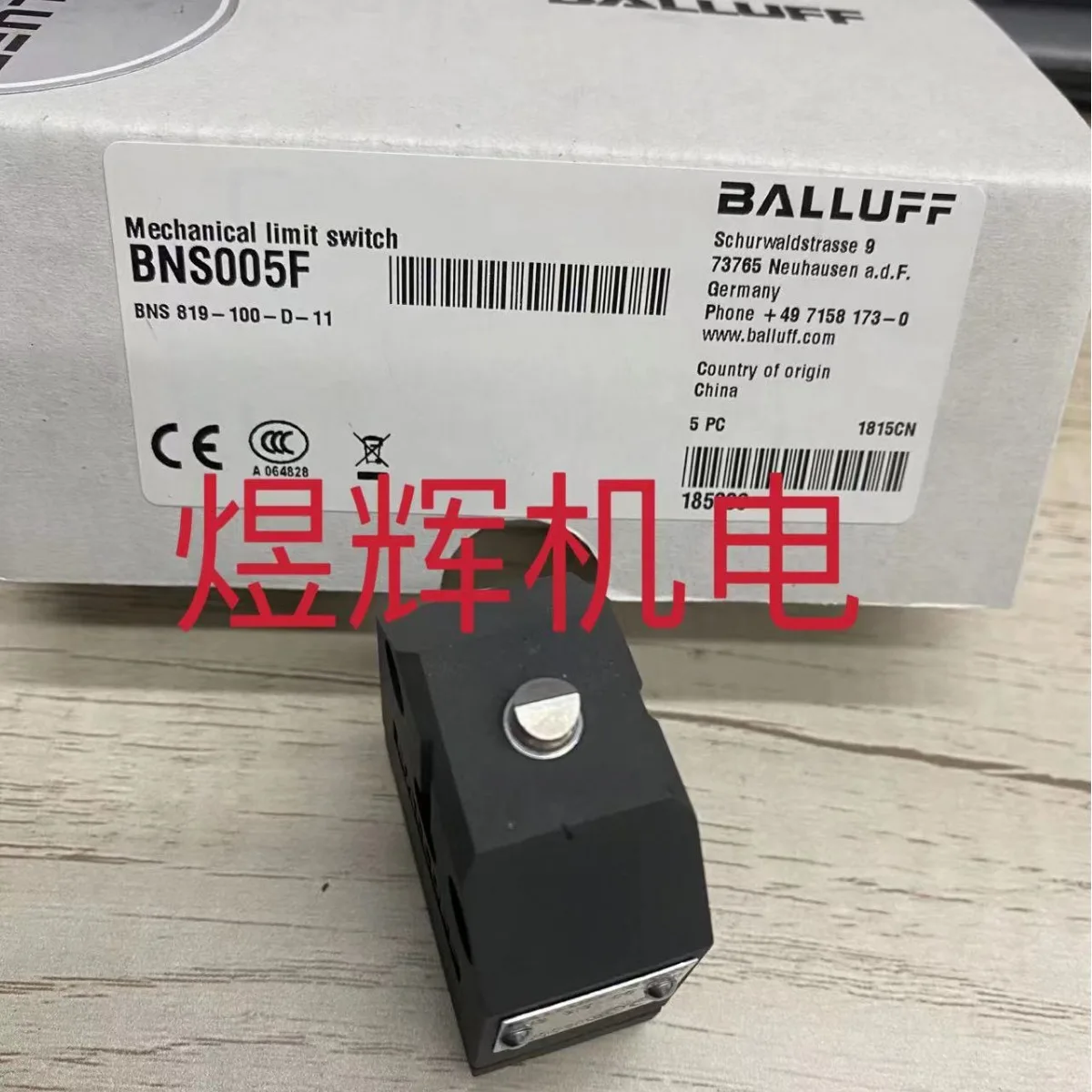 Balluff, Switch Sensor BNS 819-100-D-11 Original Genuine