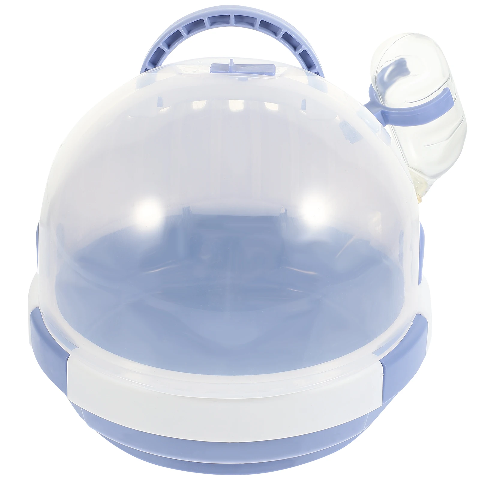 

Portable Hamster Cage Small Pet Carrier Clear Handheld House Transparent Design Breathable Travel Box for Hamsters Guinea Pigs