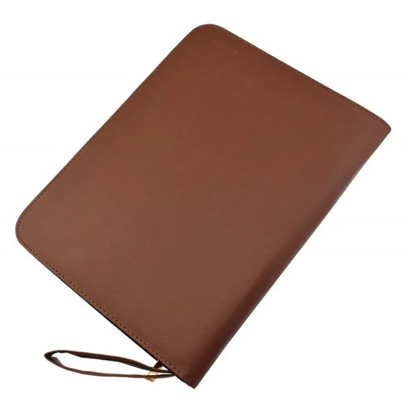 A+ Fountain Pen Rollerball Pen PU Leather Pen Case Pouch Holder for 48 Pens Coffee