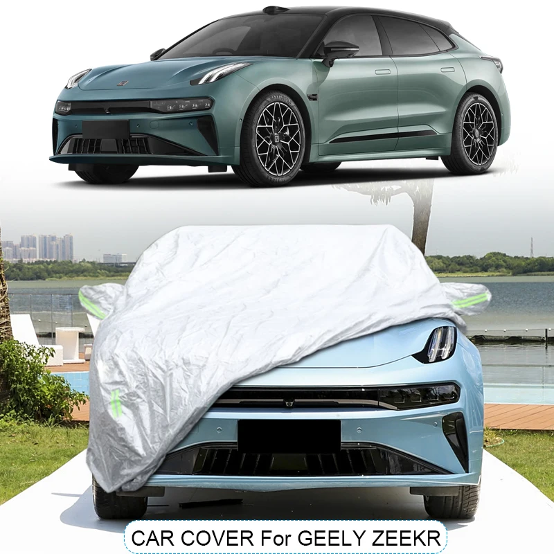 3Layer Thicken Car Cover For GEELY GALAXY E5 E8 ZEEKR 001 007 7X 009 MIX X 2022-2026 Anti-rain Dustproof Snow Waterproof