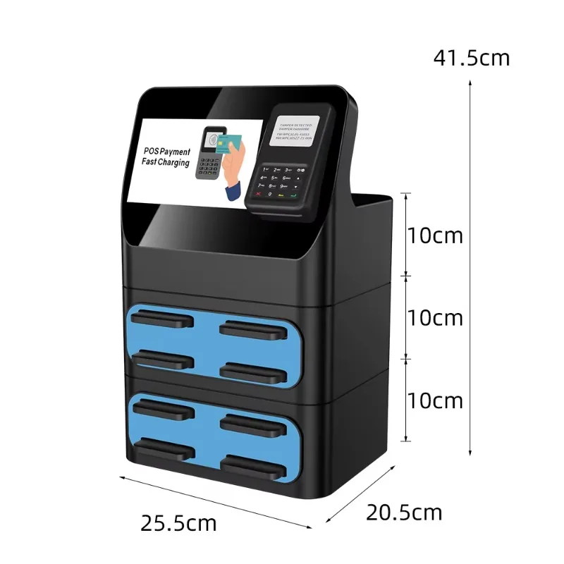 NEW Arrival 8 Slots Charge power bank vending machine how much 5000mah Kiosk App Station pos Power bank Share