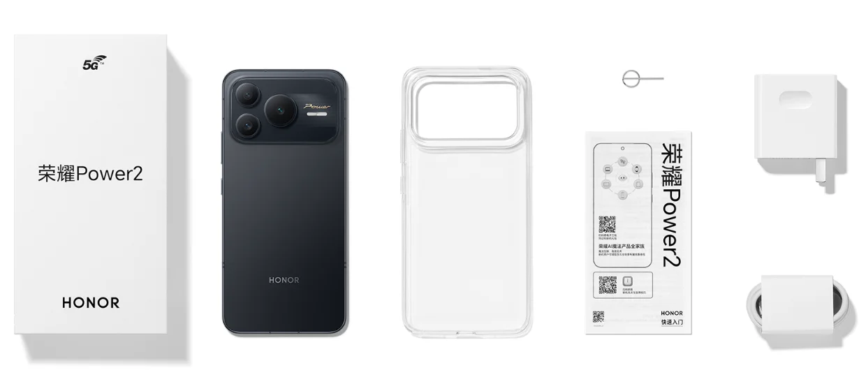 China Version Honor Power 2 Battey 10080mAh 80W Supercharge Dimensity 8500 Elite Rear Camera 50MP OIS 6.79" AMOLED 120HZ