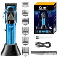 Kemei Professional Men's Hair Clipper Rechargeable Beard Hair Trimmer For Men Electric Hair Cutter Machine Precision