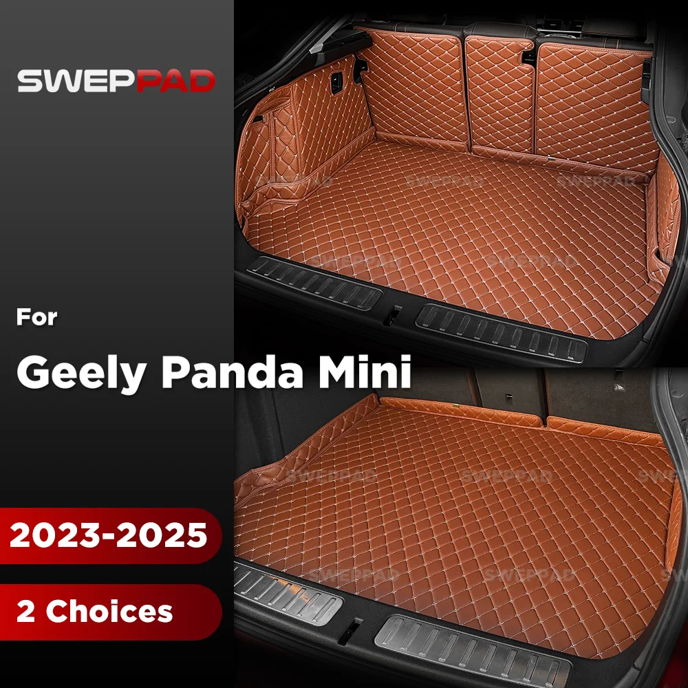 

Для Geely Panda MINI 2023 2024 2025 полное покрытие всепогодный 3D коврик в багажник грузовой вкладыш с защитой спинки