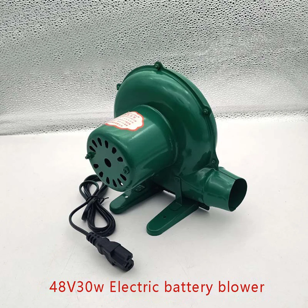 48V 30/40/60W Blower BBQ Outdoor Travel Portable All-Copper Motor Blower Tool Multi-Function Stove Home Canteen Blower Small