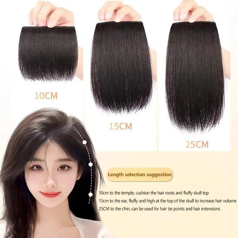 Women Hair Root Volumizing Clip In Hairpiece Natural Fluffy Hair Lift Accessory Long Lasting Styling Invisible Design No Obvious