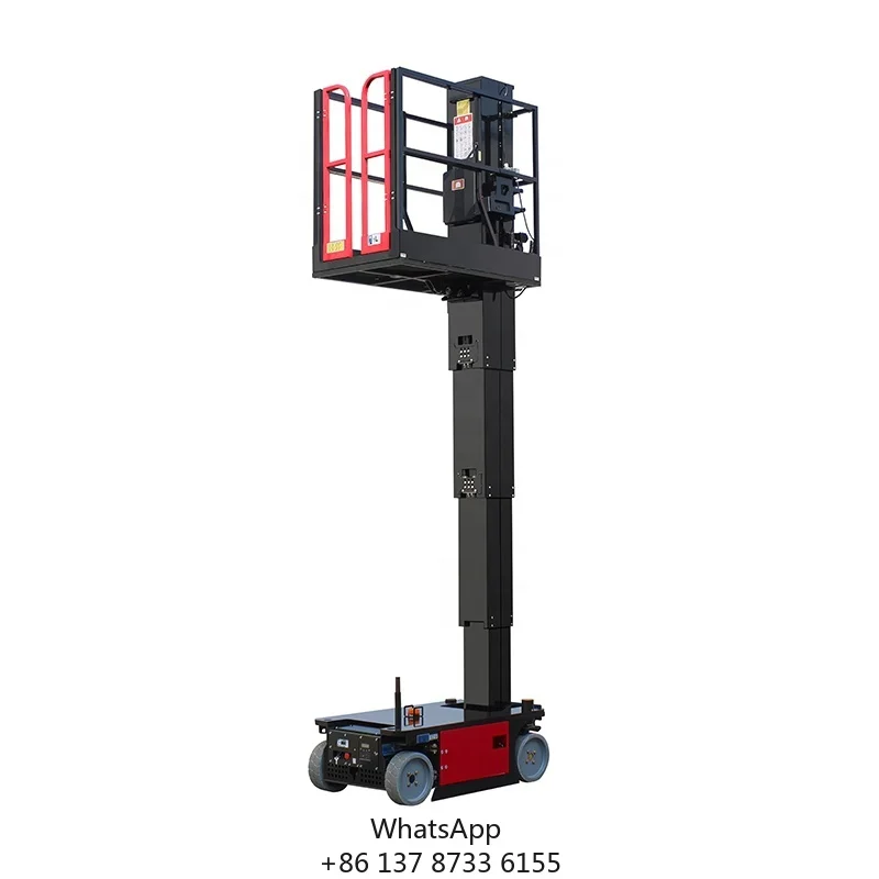 Electric Scaffolding Lift Platform 4.8M Vertical Self Propelled Man Lift Foldable