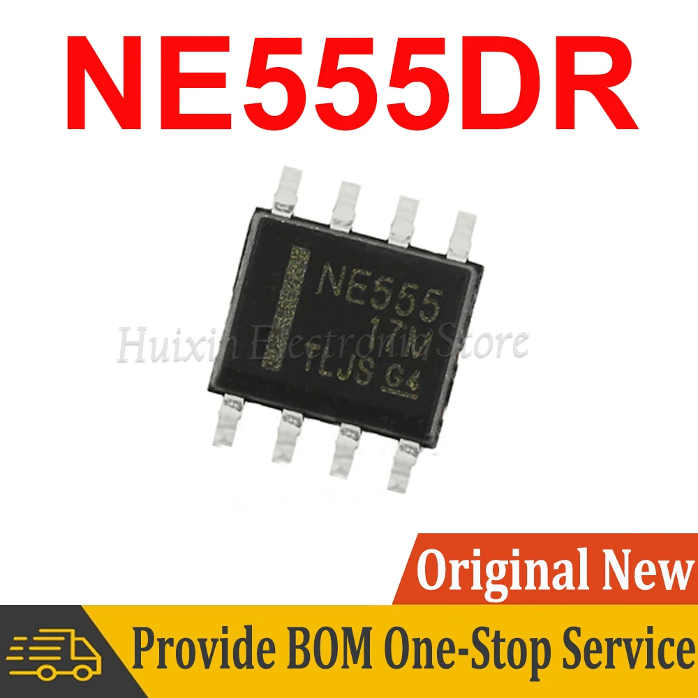 20pcs NE555DR SOP8 NE555 SOP NE555DT SOP-8 555DR SMD New and Original IC Chipset