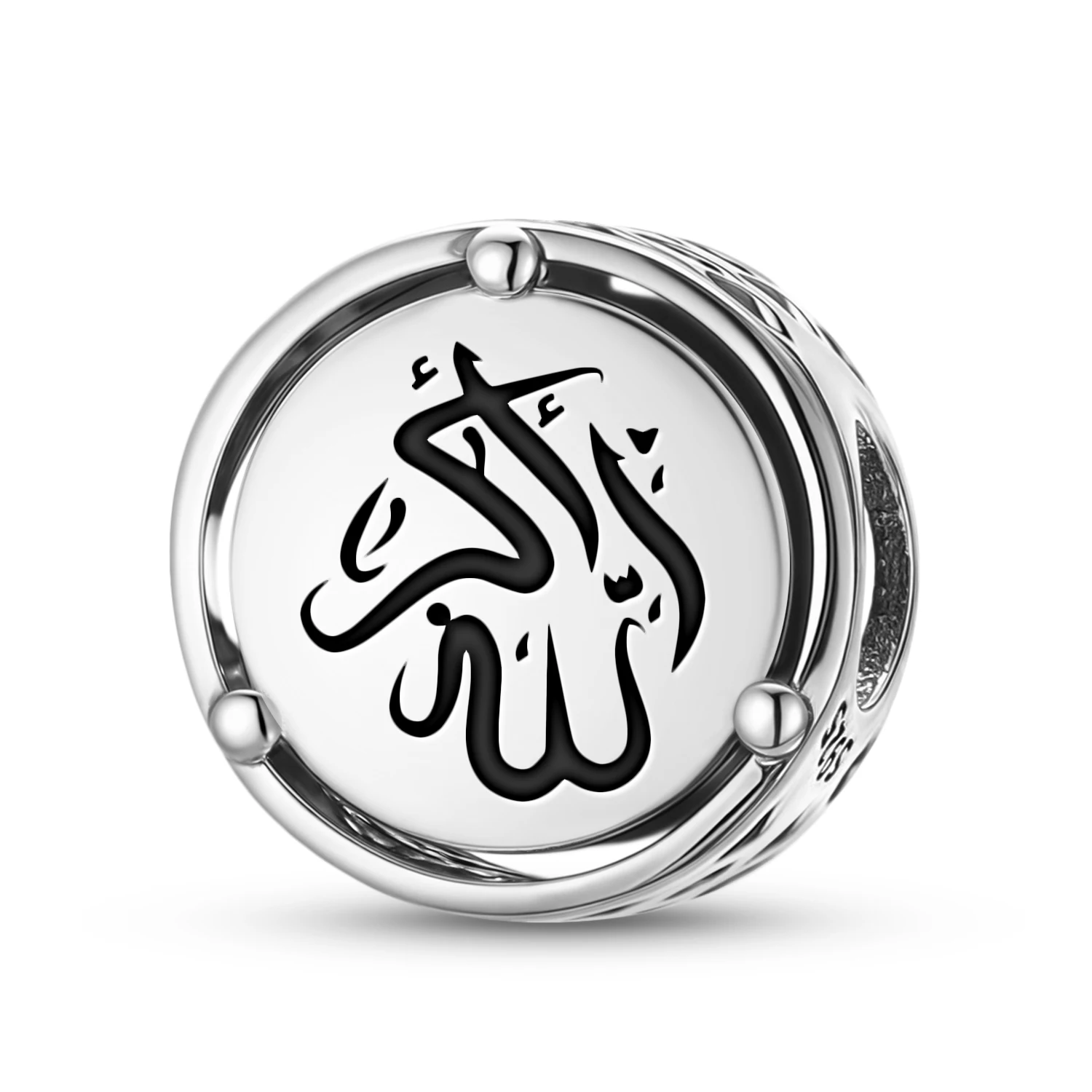 

Islam Allahu Akbar 925 Sterling Silver Symbol Charm Fit Original Bracelet Diy Jewelry Accessories Family Bead
