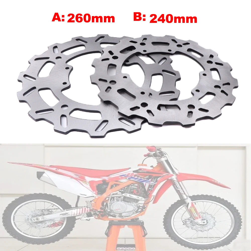 

1 pcs motorcycle brake disc 260mm front 240mm rear disc brake disc Honda CRF 450 450 CRF RX Efi 2020-2021 2020