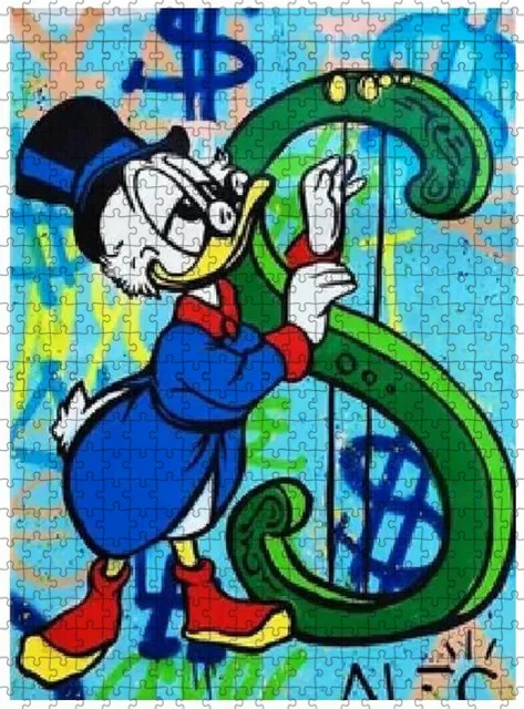 Facai-Puzzle Donald Duck pour enfants, dessin animé Disney, combustion du cerveau, décoration de jeu, cadeau de vacances préféré, 300, 500/1000