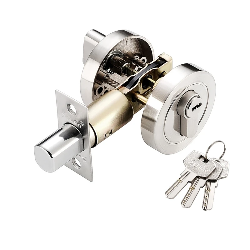 

Robust Metal Door Lock Concealed Door Lock Round Offering enhances Protections Dropship