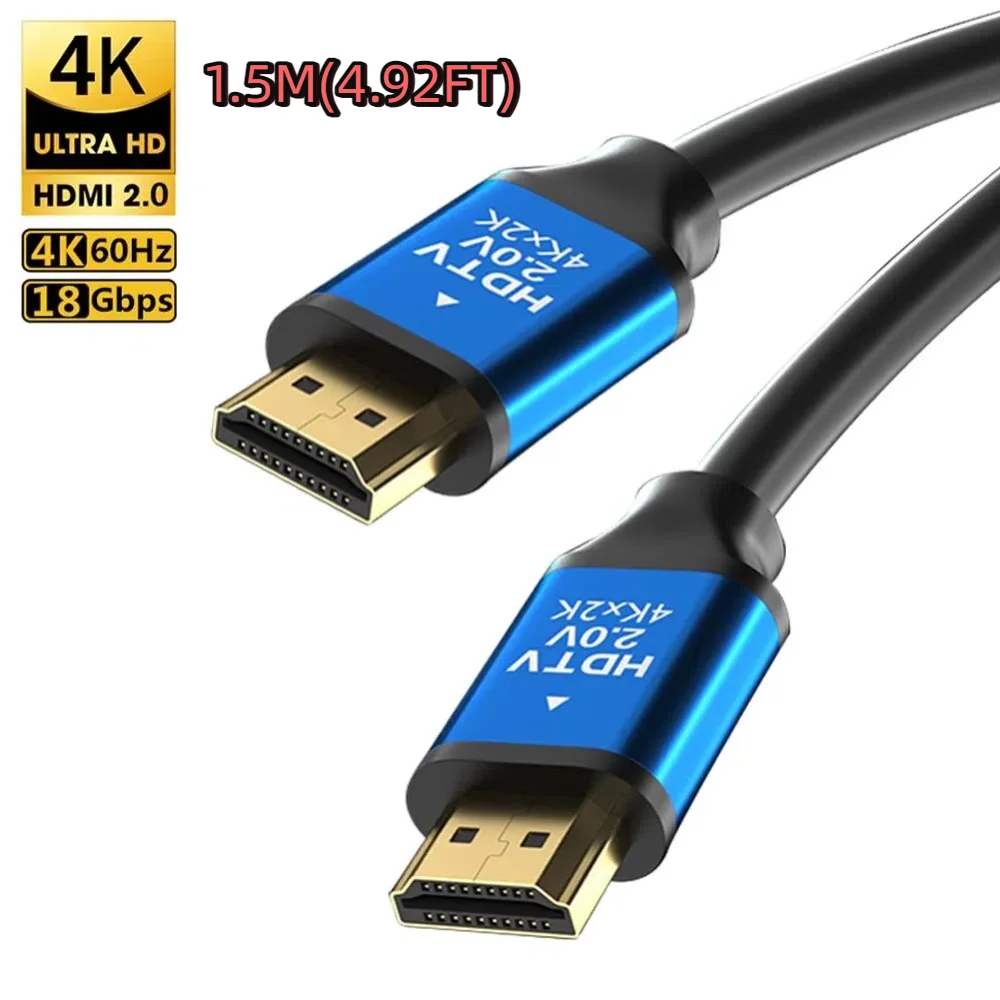 4K@60Hz HDMI Cable 2K@120Hz HDMI-Compatible Cable 18Gbps Adapter for PS5 PC eARC HDR Apple Splitter Switch HDMI 2.0 Cables