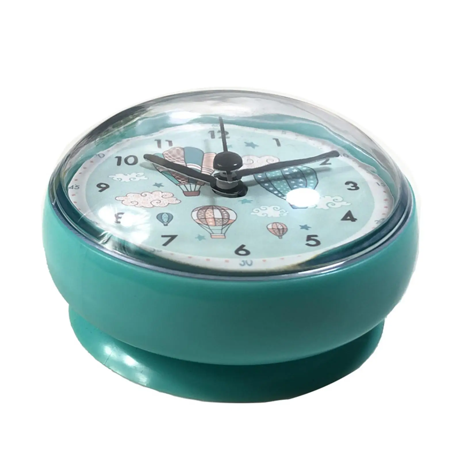 Mini Sucker Wall Clock,Bathroom Anti Fog Waterproof,7cm Kitchen Toilet Small Table Clock
