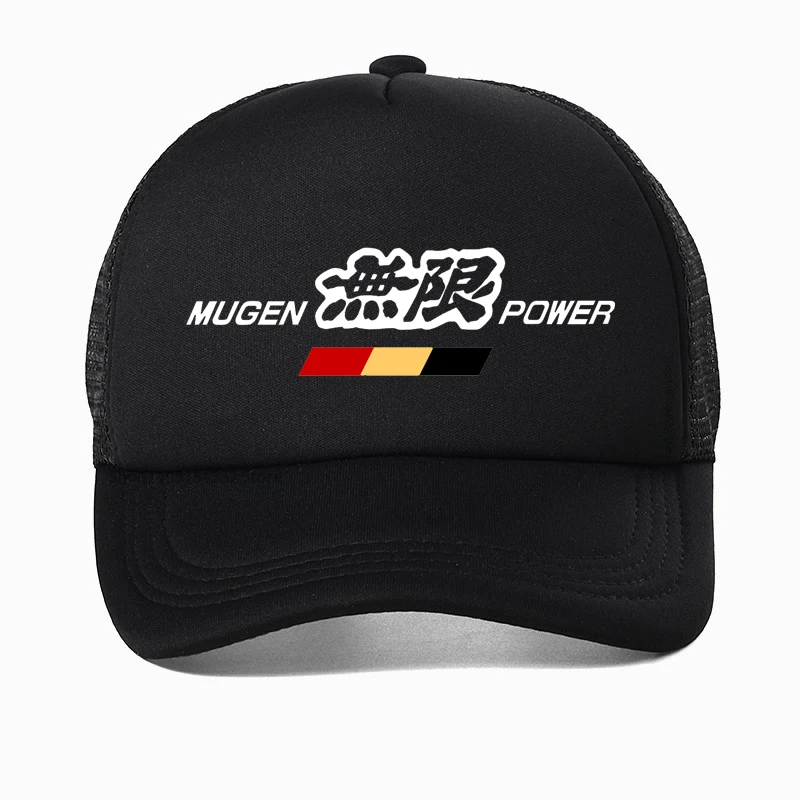 

New MUGEN POWER JAZZ Tuning Racinger Car Logo Men's baseball cap summer cool Adjustable outdoor breathable sports hat