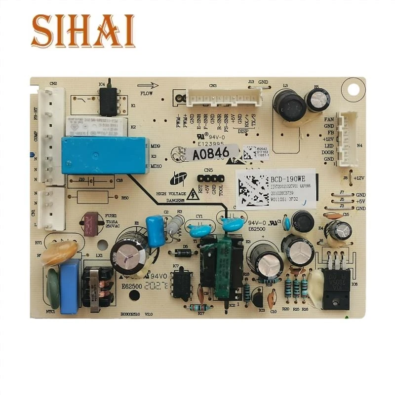 Usado para la placa base del refrigerador Hisense Rongsheng BCD-190 2002122   Placa de control de placa de alimentación de placa de computadora 191 182W