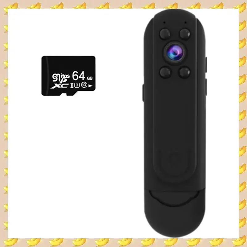 a45u-1セット-hd-デジタル-1080p-広角ボディカム-モーション検知-スナップショットロガー-64g-メモリカード