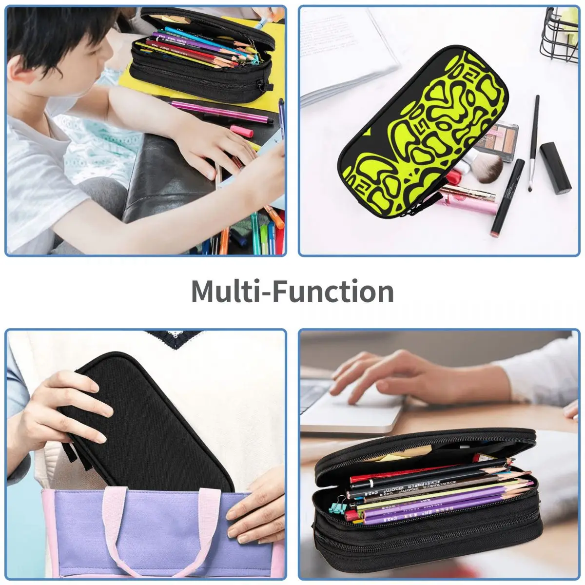 F1 2024 - Lando Norris #4 Pencil Cases Big Capacity Pen Bags Pen Box Pencil Pouch For Boys Girls Students Stationery Office