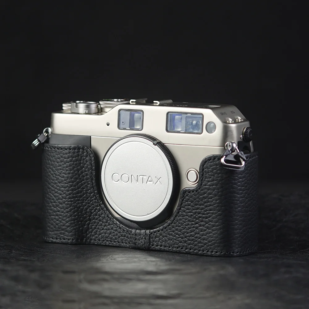 

For Contax G1 T3 Case G1 Genuine Leather Half Case T3 Retro Handmade Camera Bag G1Case Box Cover Photography Accessories