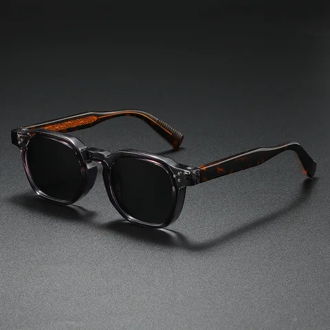 Square Rivet Polarized Sunglasses