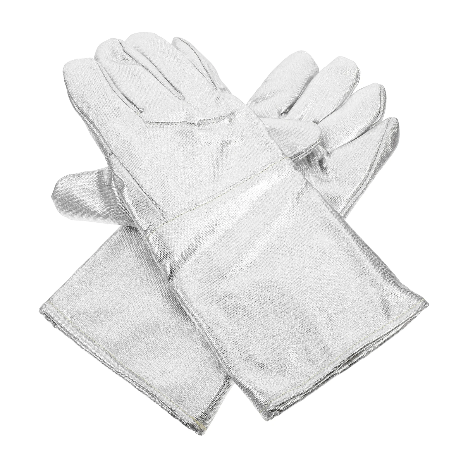 2 pçs luvas isoladas à prova de fogo segurança elétrica luvas de cozimento lareira eletricista de combate a incêndios