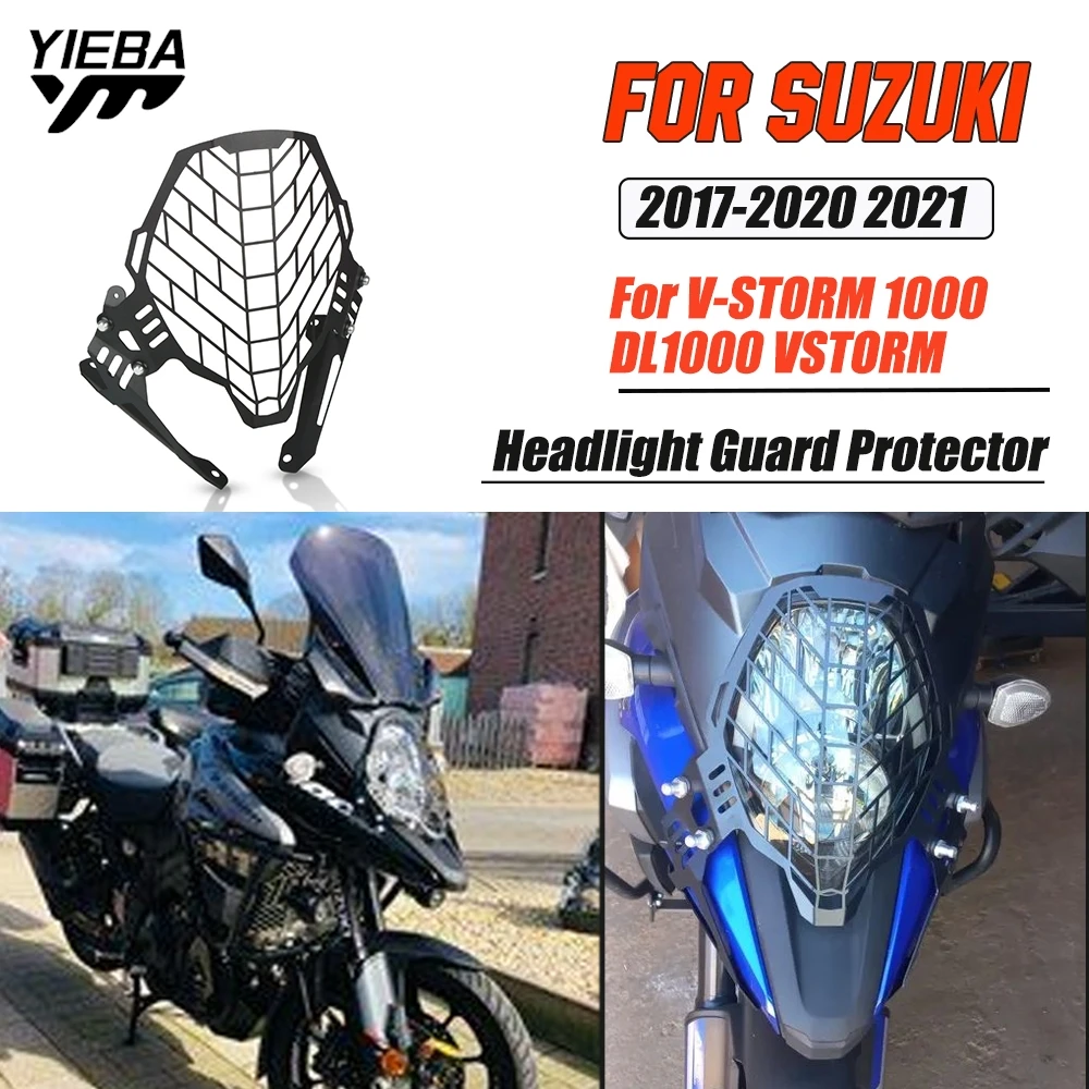 

VSTROM1000 DL 1000 Motorcycle Accessories Headlight Guard Grille Protect For SUZUKI V-STORM 1000 DL1000 2017 2018 2019 2020 2021