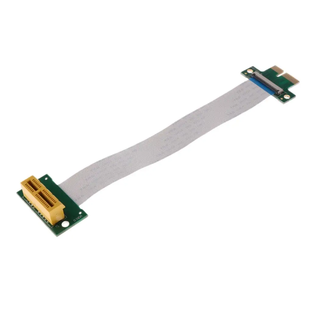 36pin PCI-E X1 Extension Cable Double Shielded Flexible PCB Board for PC Display Port Extender 1m