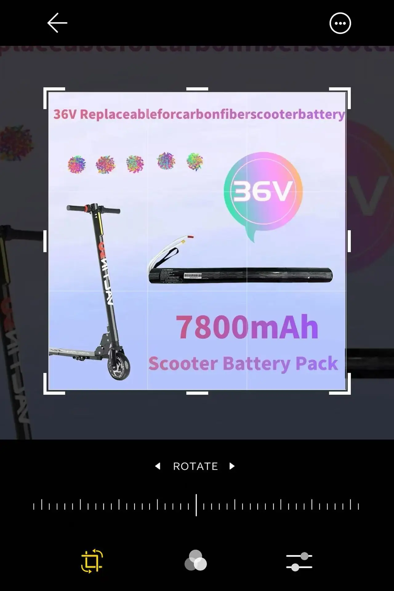 

7800mAh 36V battery High-capacity high output for Carbon Fiber Scooter 10s3p battery pack