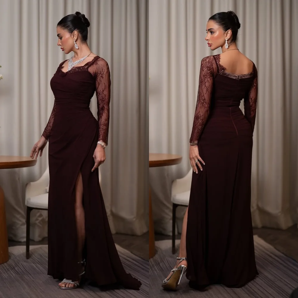 

Customized Jersey Pleat A-line Long Dresses Bespoke Occasion Evening Party Elegant Classic High Quality