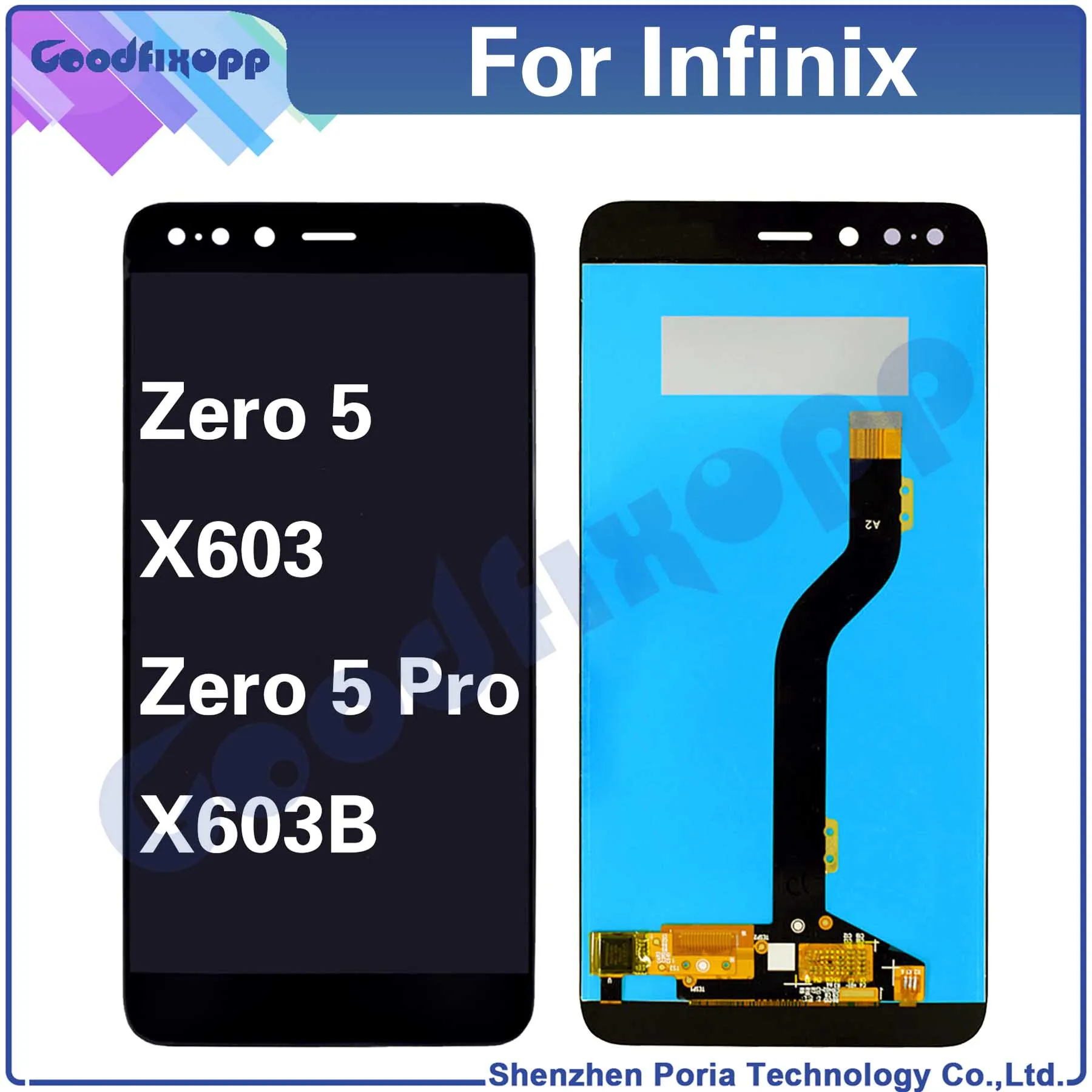 For Infinix Zero 5 Pro X603 X603B LCD Display Touch Screen Digitizer Assembly For Zero5 Zero5Pro Repair Parts Replacement