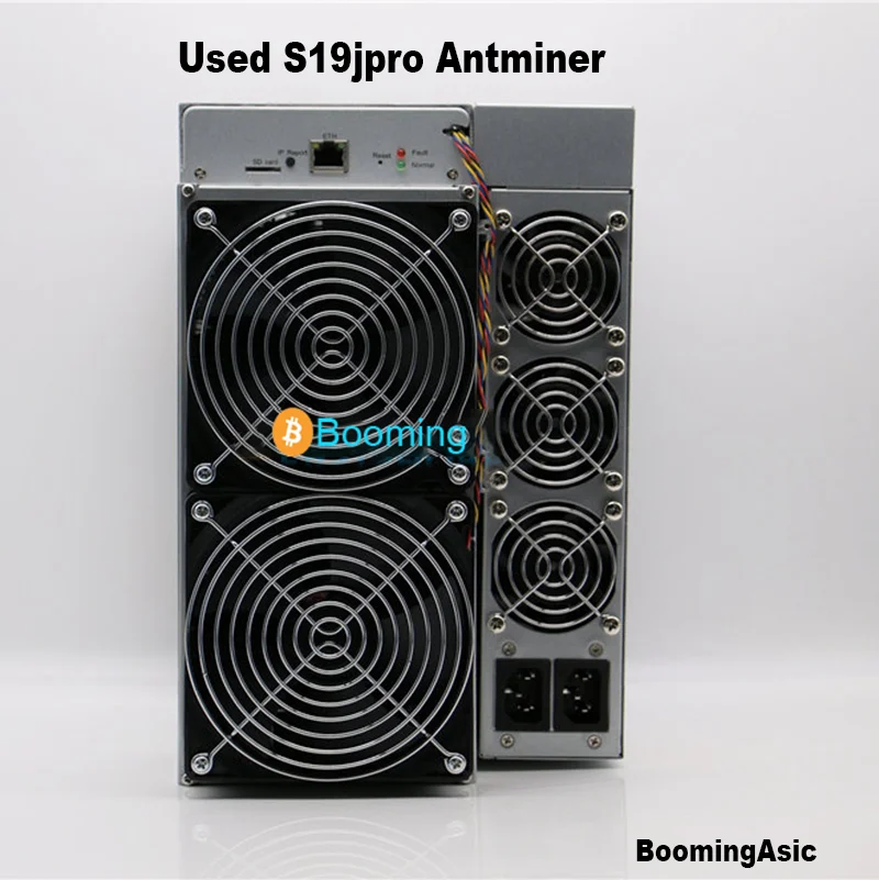 Bitmain Antminer S19jpro 104T usado, S19j Pro 104Th, 3068W, ganancia, Asic Crypto, minero de Bitcoin Hashrate 104Th/s PSU incluido