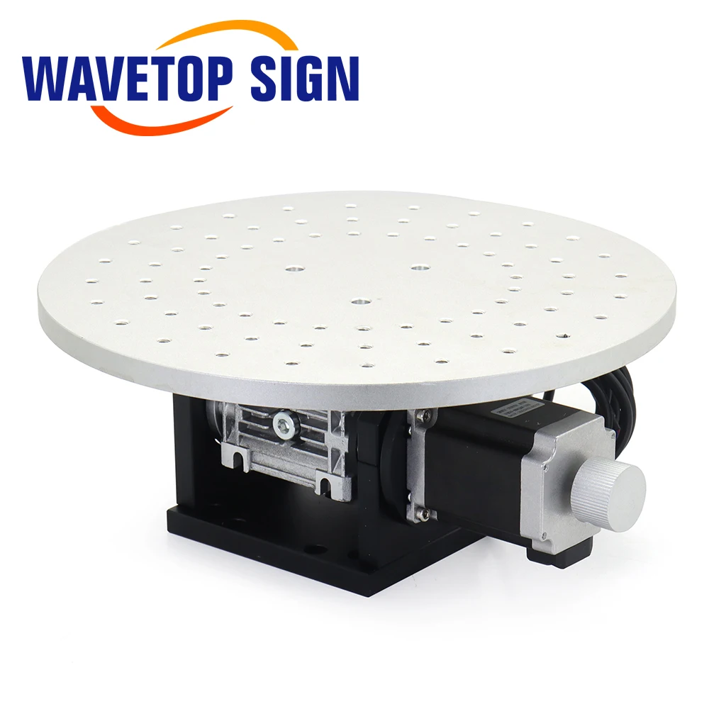 Wavetopsign Multi-Station Rotary Werktafel Voor Fiber Laser Co2 Laser Makring Machine