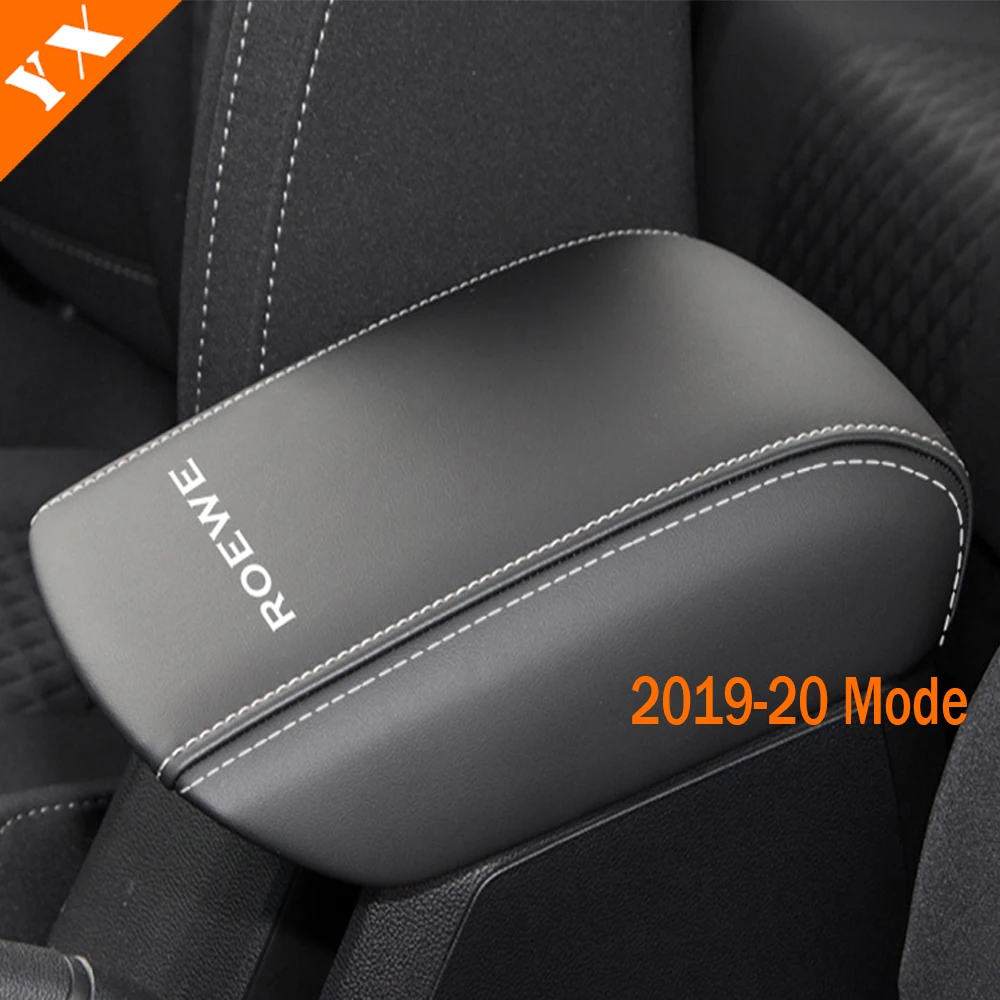 For Roewe I5 2019-2023 Accessories ABS Leather Garnish Car Central Console Armrest Cover Decor Anti Scratch Trim