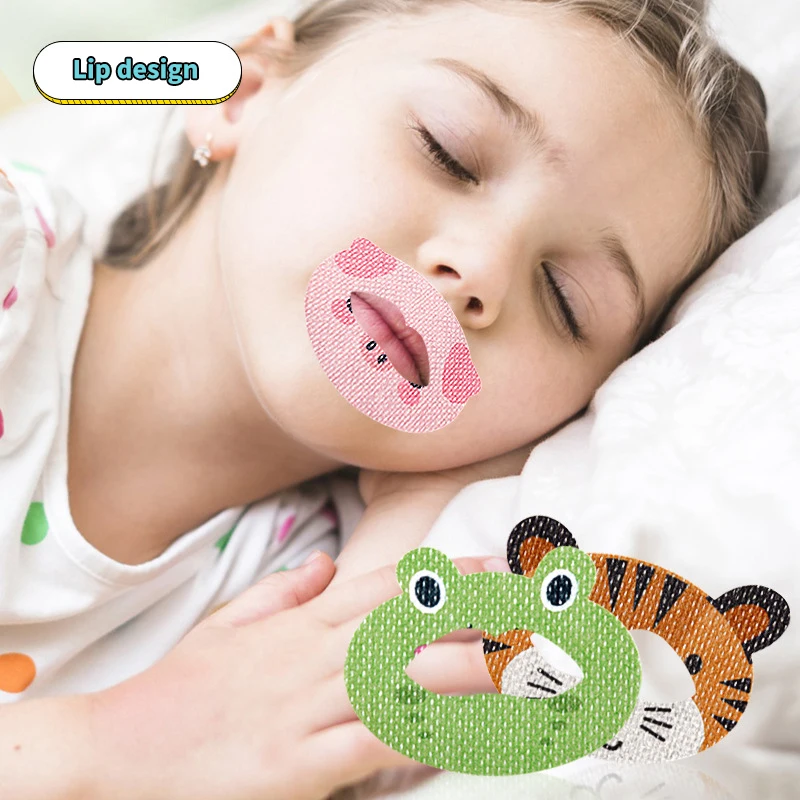 30Pcs/Bag Anti-Snoring Stickers For Children Sleep Closed-mouth Stickers Breathing Correction Patch Shut Up Patch Orthosis Tape