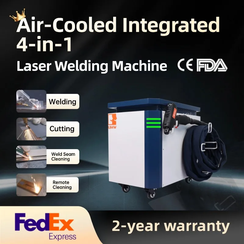 UMW 4-in-1 Air-Cooled Industrial Laser Welding Machine Precision Metal Welder with Cutting And Cleaning Functions for Profession