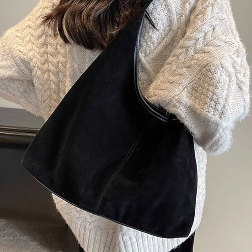 لطيف الكورية نمط الجلد المدبوغ حمل حقيبة حمل حقيبة بولي Leather الجلود حقيبة يد ذات سعة كبيرة بلون سعة كبيرة تحت الإبط حزم الفتيات #3