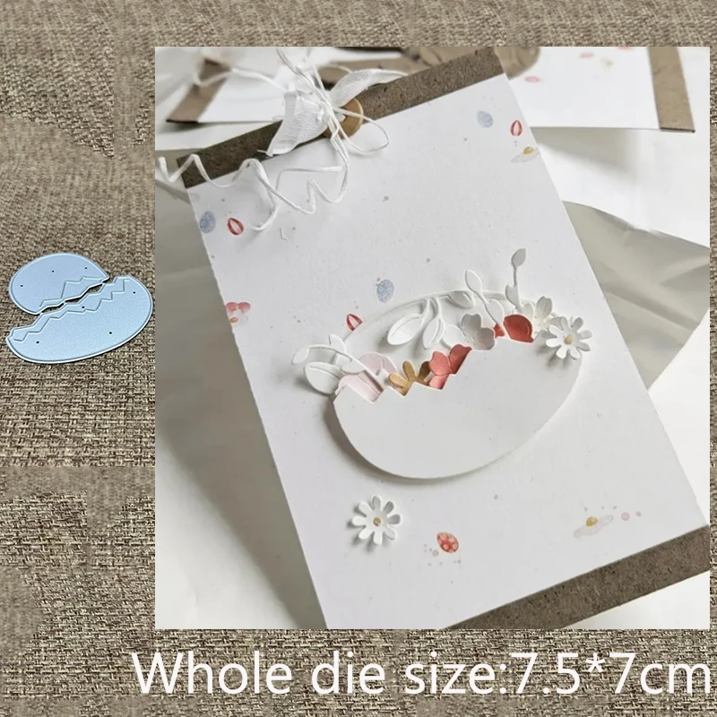 

New Design Craft Metal stencil mold Cutting Die easter egg decoration scrapbook die cut Album Paper Card Craft Embossing