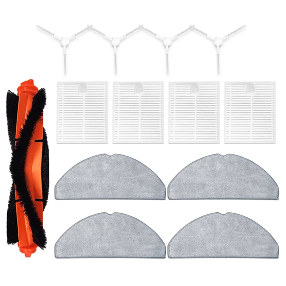 For Xiaomi Robot Vacuum S20 / D106 Parts Main Roller Side Brush Filter Mop Cloth Accessories